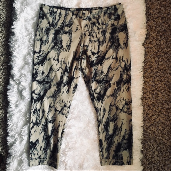lululemon athletica Pants - Lululemon Wunder Under Crop Leggings- Shibori
